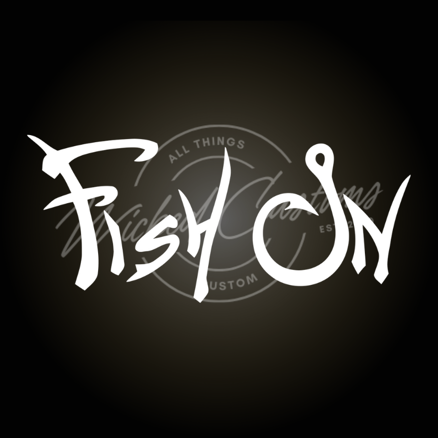 fish on decal