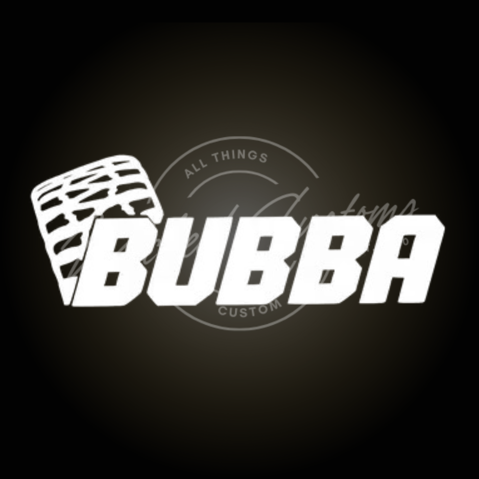 bubba decal