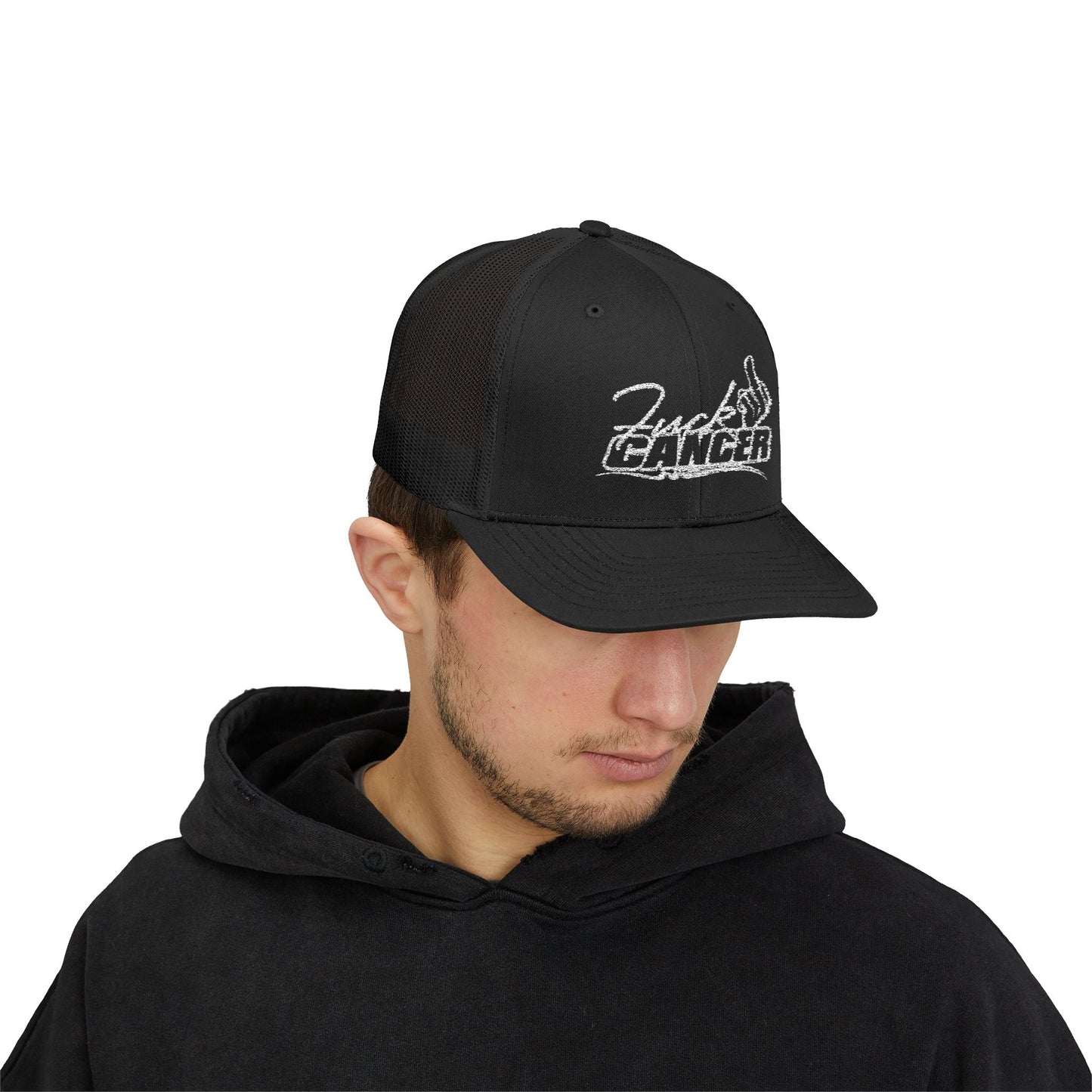 Fuck Cancer Snapback Trucker Cap