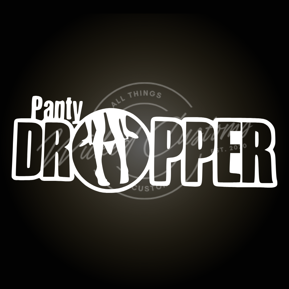 panty dropper decal