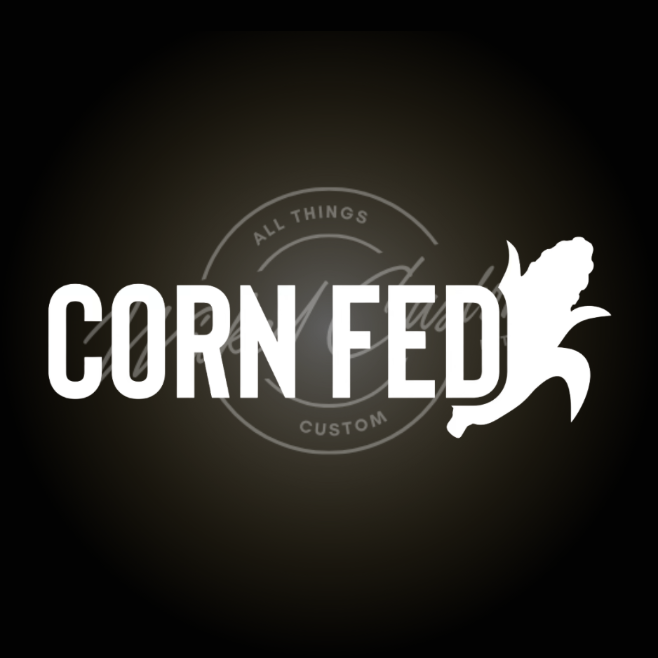 corn fed decal