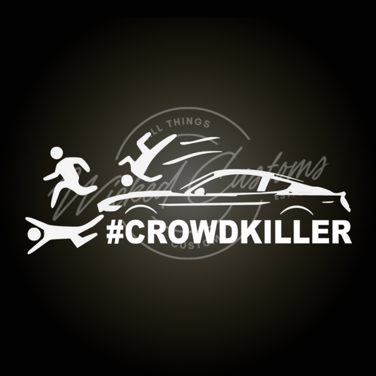 crowdkiller mustang decal