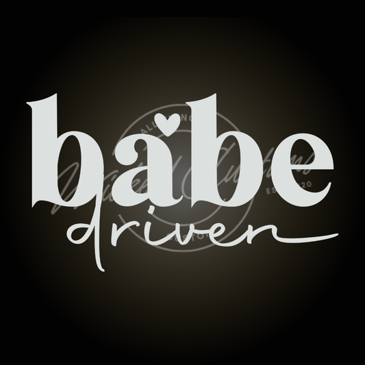 babe driven decal