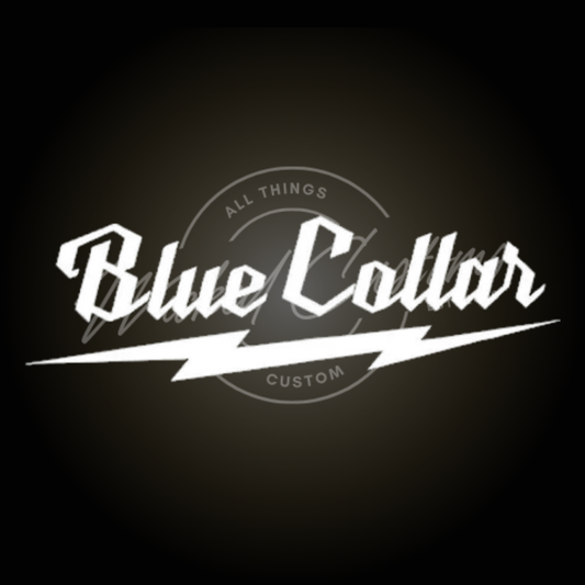 blue collar decal